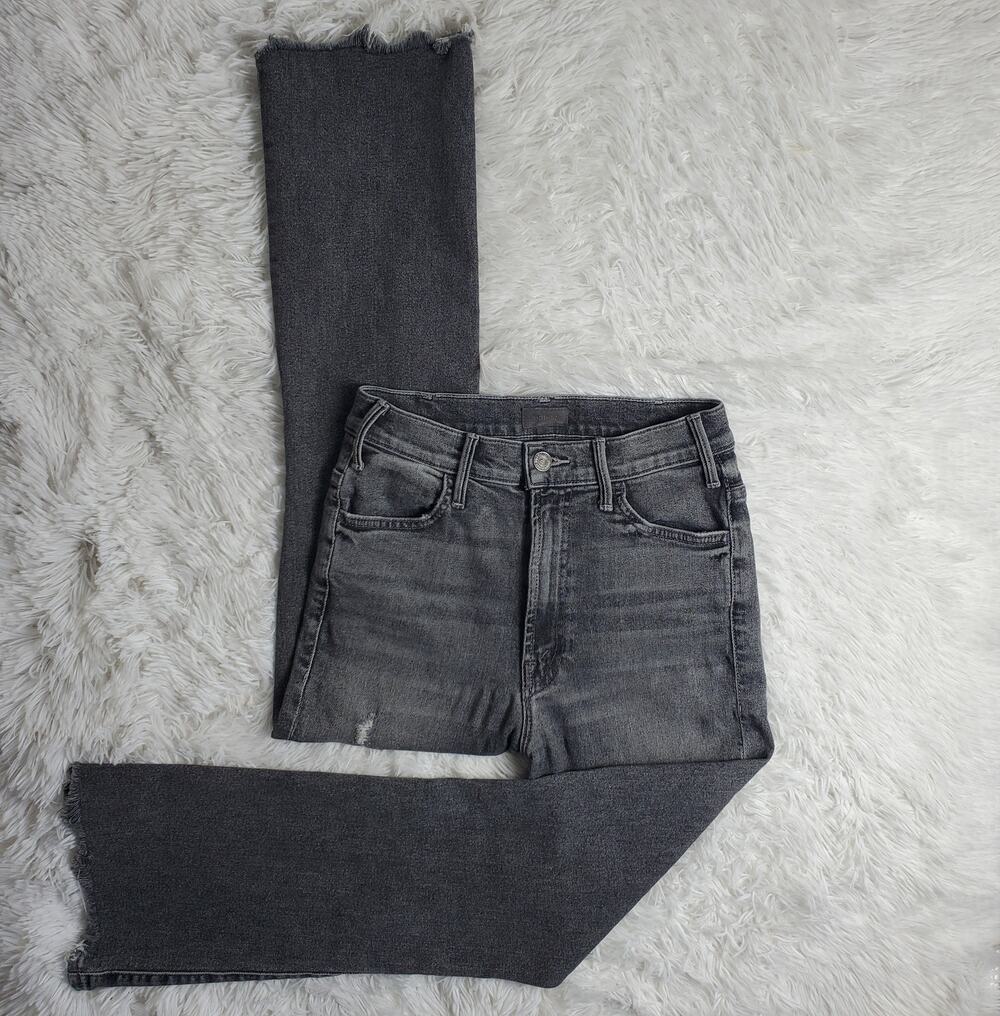 MOTHER The Hustler Crop Step Chew Flare Jeans 26 / 2